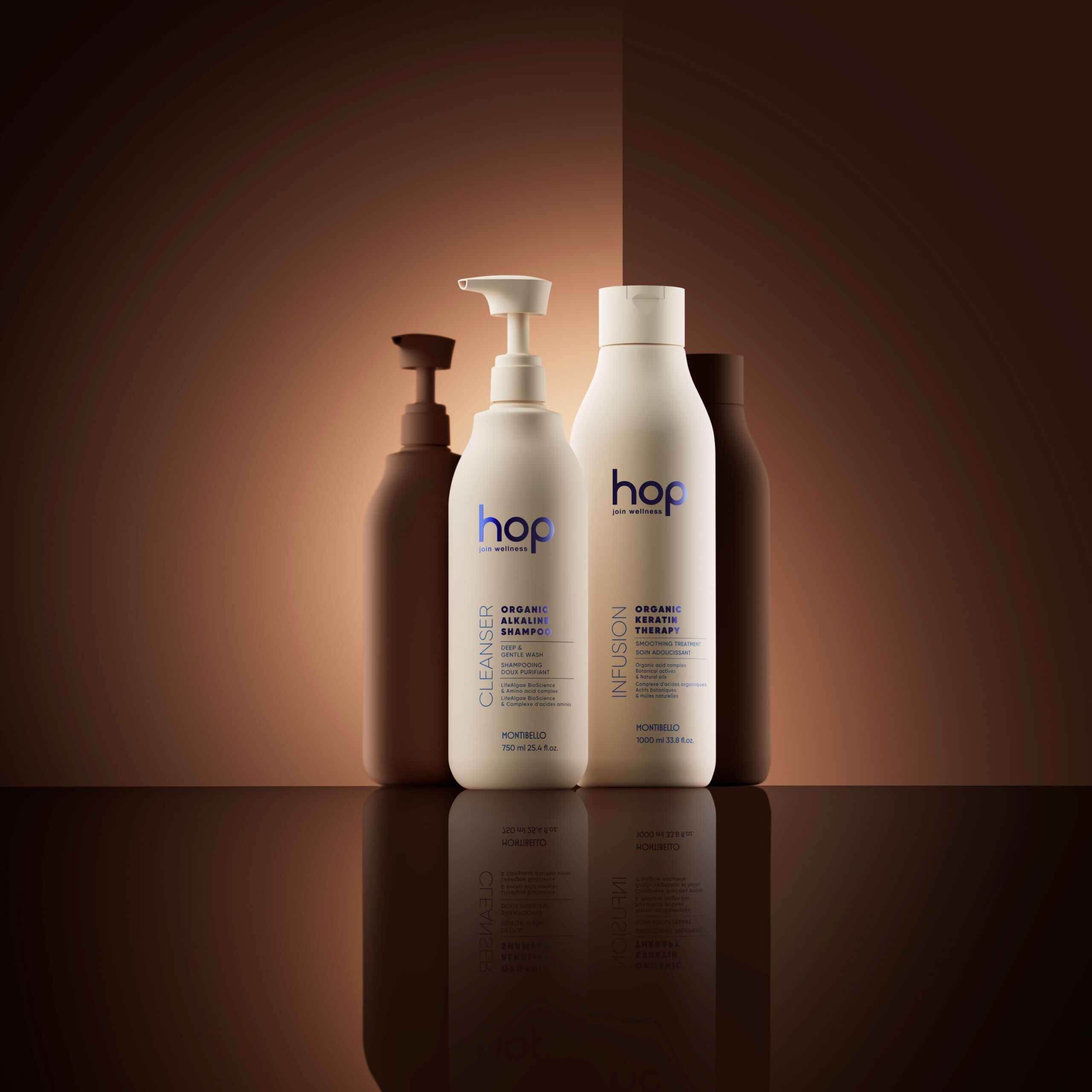 Liso natural, Hop Organic Keratin