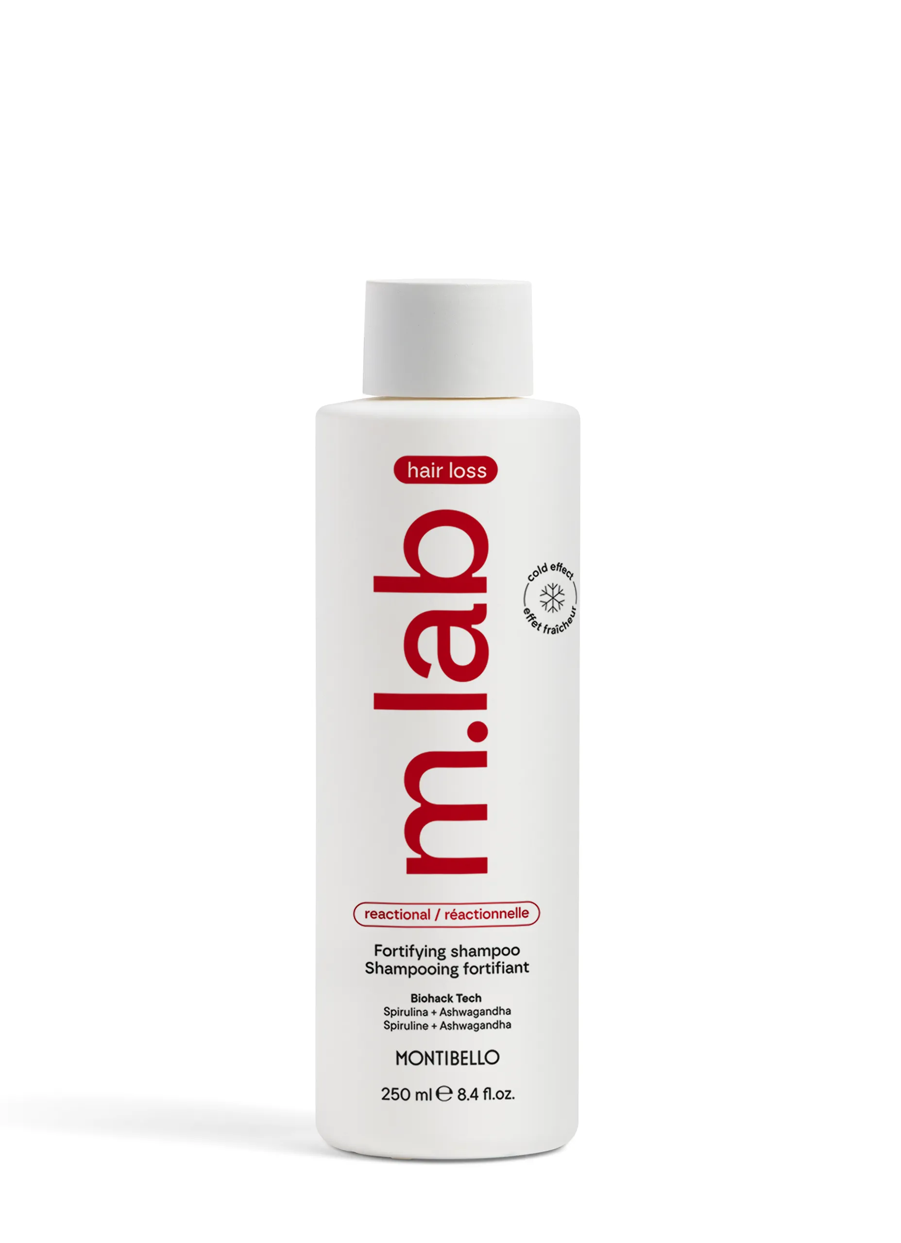FORTIFYING SHAMPOO: Champú fortalecedor y equilibrante con efecto frío.